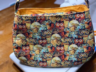 Owl Purse, Fall purse, cross body bag, autumn bag, gifts for her, shoulder bag, fall wardrobe, handmade,cross body bag, Active - image3